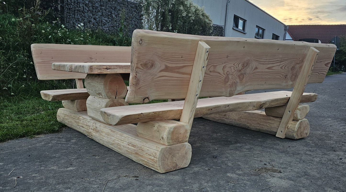 Baumstamm Sitzgruppe ( 240cm x 220cm )