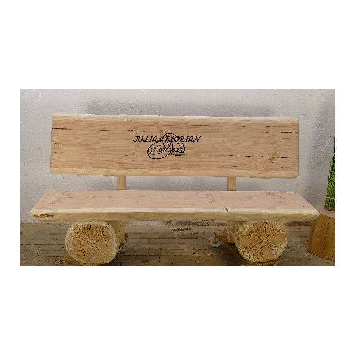 Baumstammbank 184cm (048)