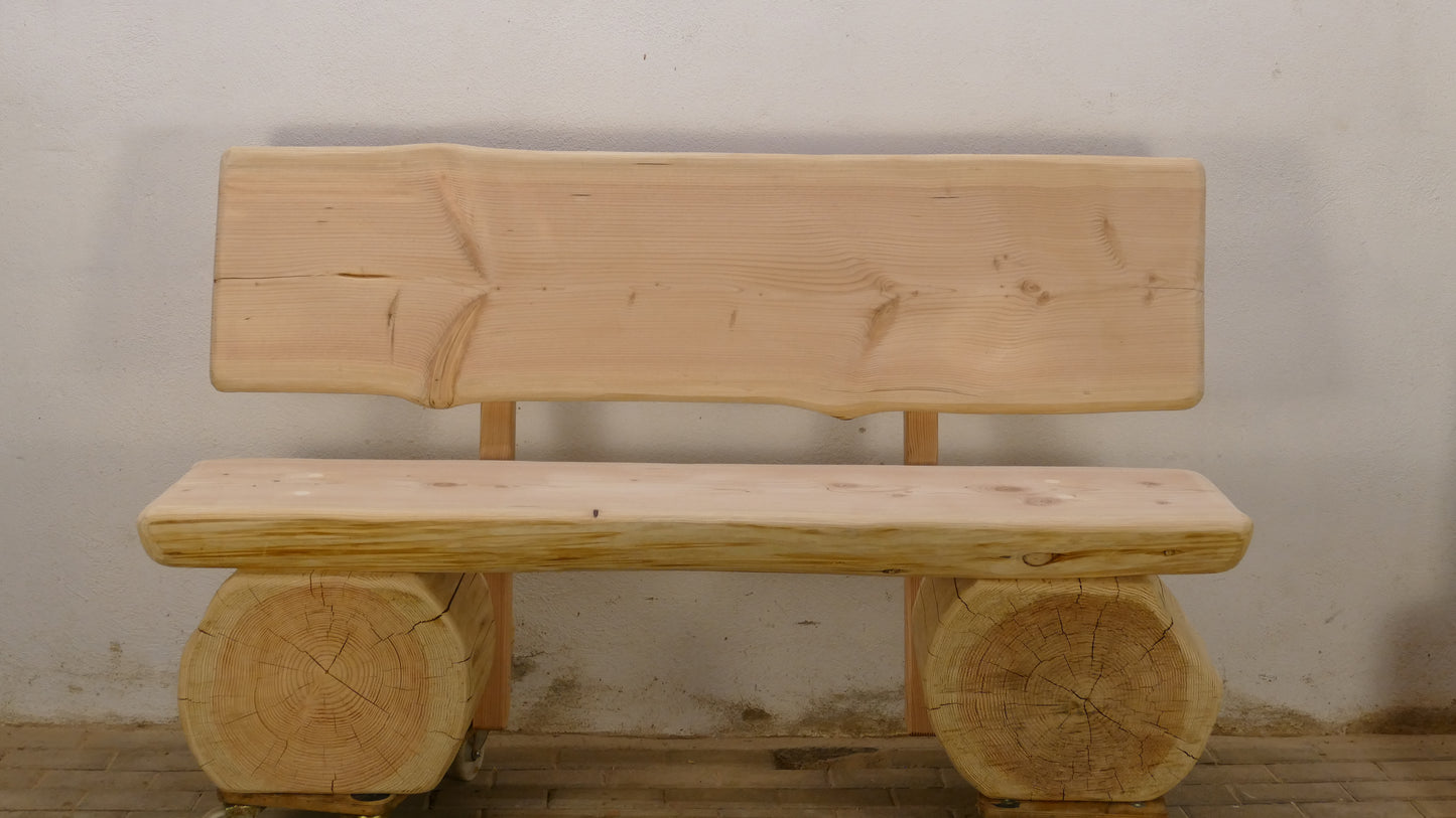 Baumstammbank 165cm (044)