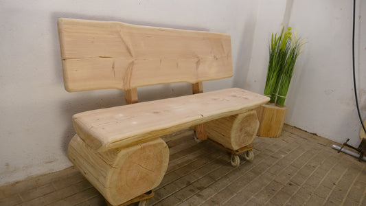 Baumstammbank 165cm (044)