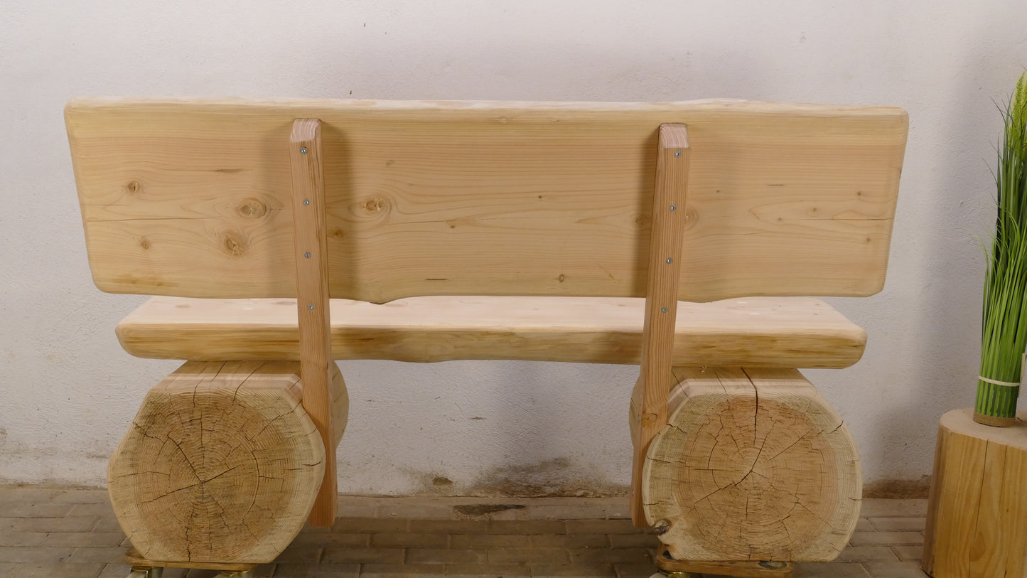 Baumstammbank 165cm (044)