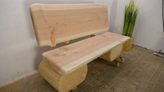 Baumstammbank 165cm (047)