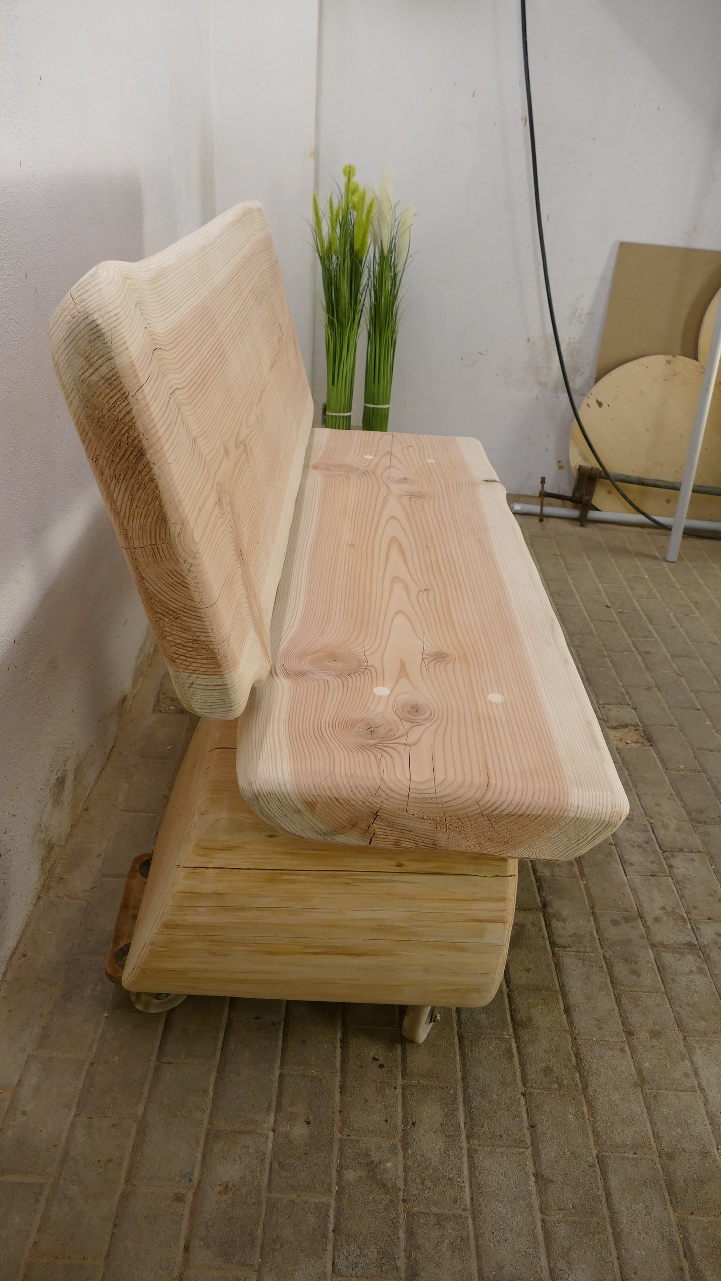 Baumstammbank 165cm (047)