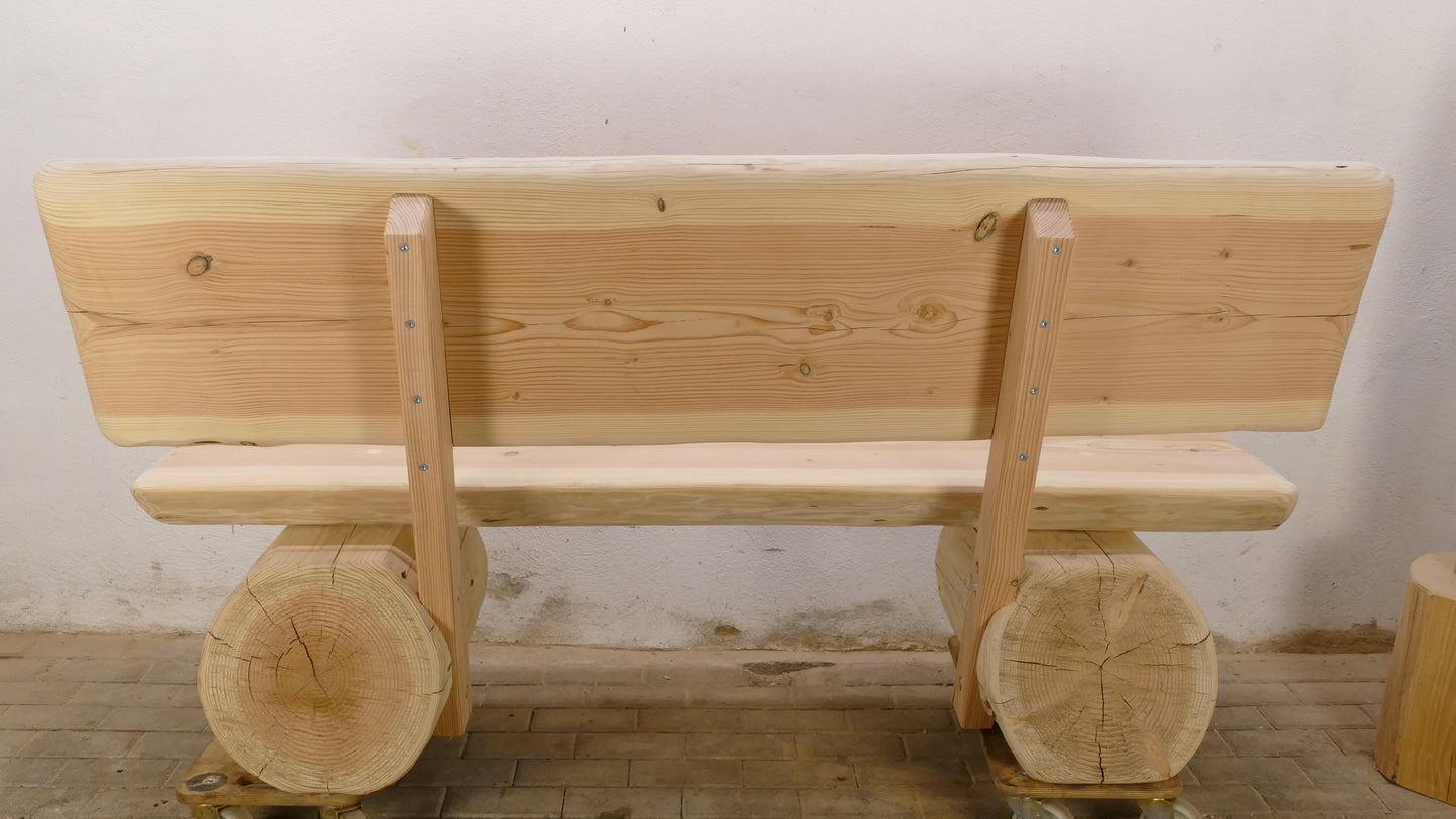 Baumstammbank 184cm (049)