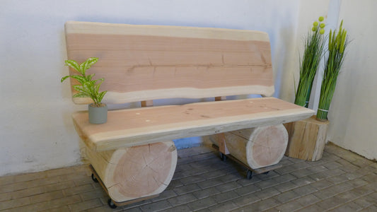 Baumstammbank 167cm (001)