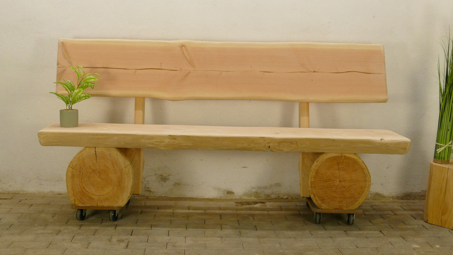 Baumstammbank 203cm (004)