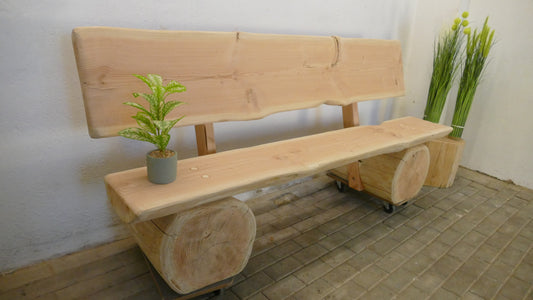 Baumstammbank 206cm (005)