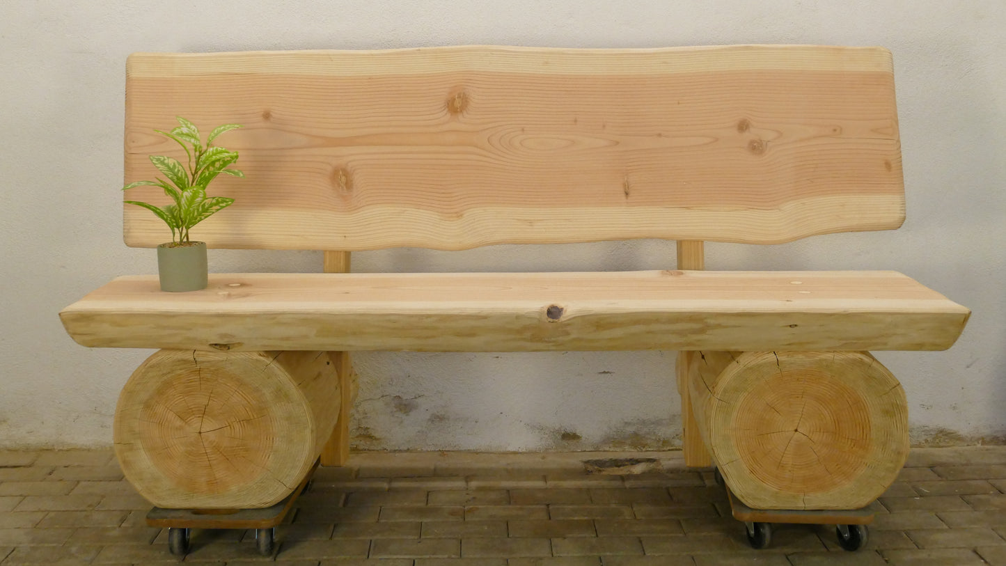 Baumstammbank 180cm (008)