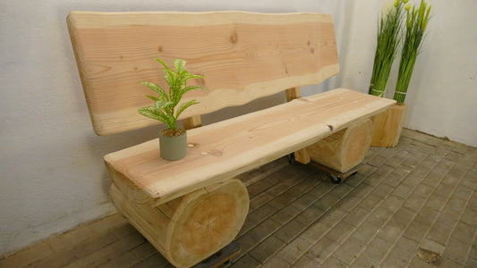 Baumstammbank 180cm (008)