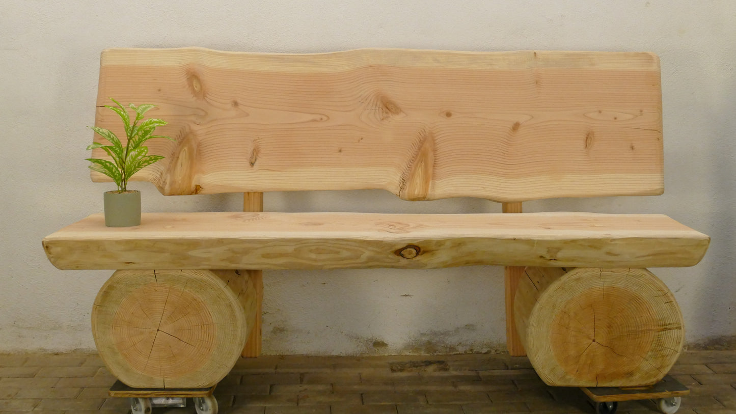 Baumstammbank 182cm (009)