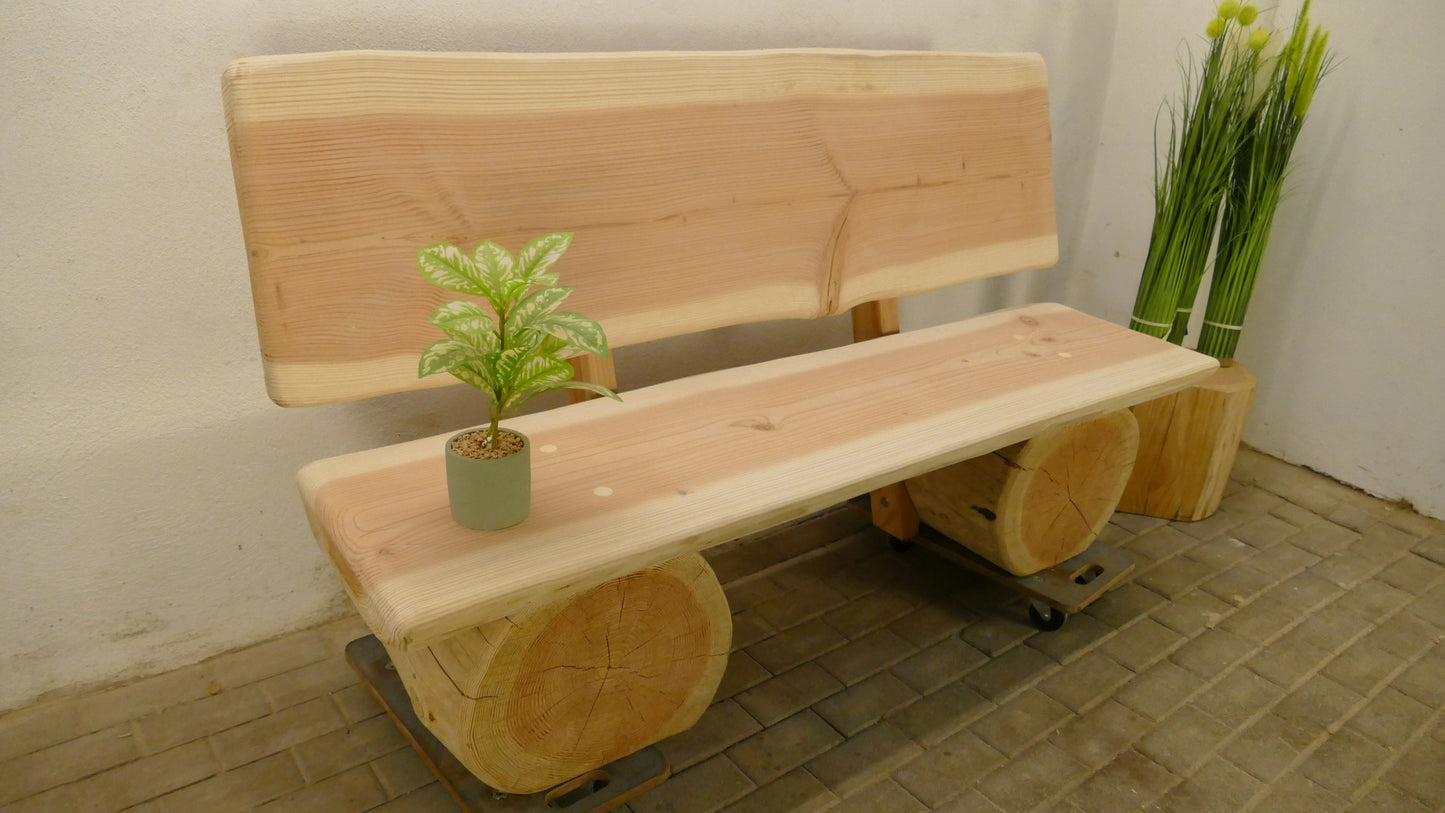 Baumstammbank 169cm (012)