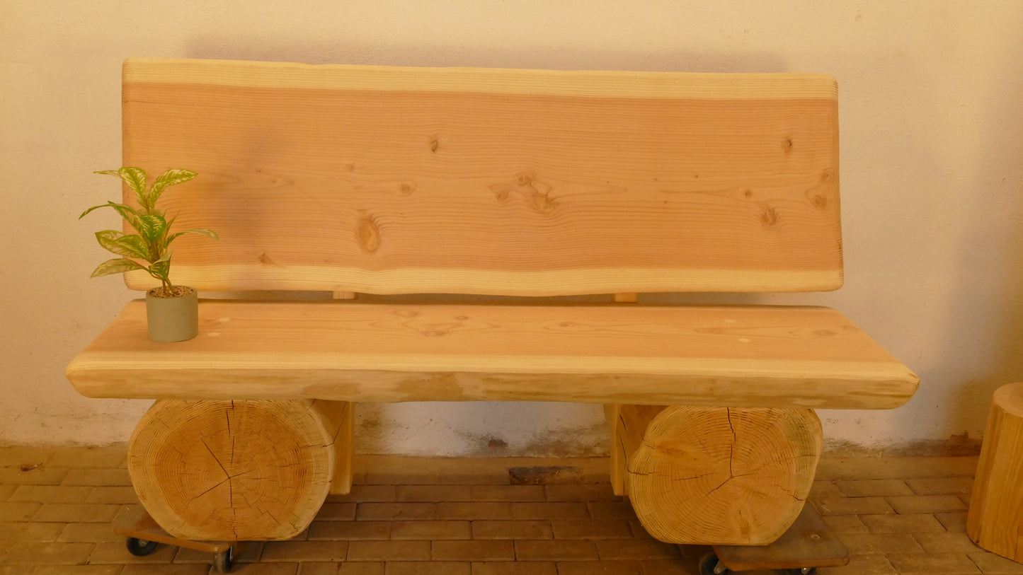 Baumstammbank 169cm (022)