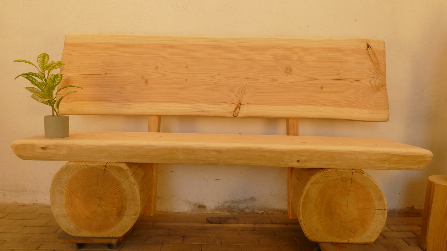 Baumstammbank 181cm (023)