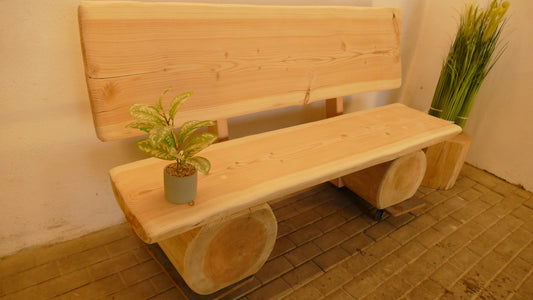 Baumstammbank 181cm (023)