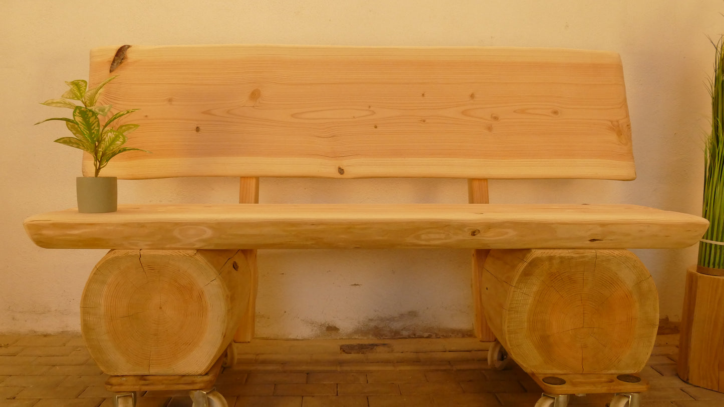 Baumstammbank 181cm (024)