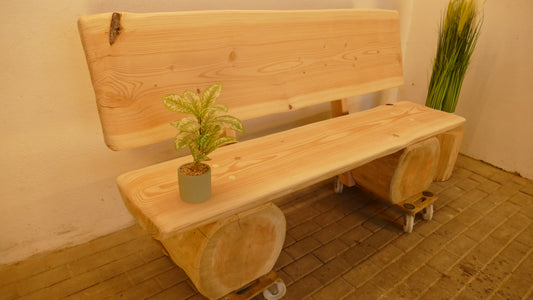 Baumstammbank 181cm (024)
