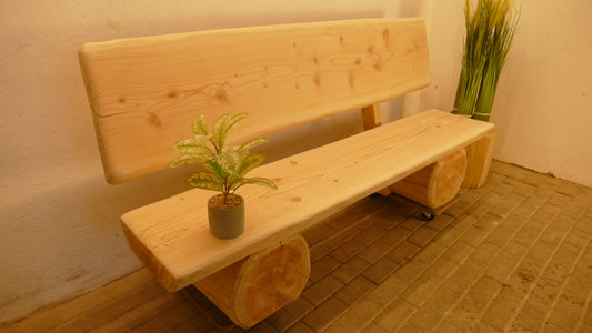 Baumstammbank 195cm (025)