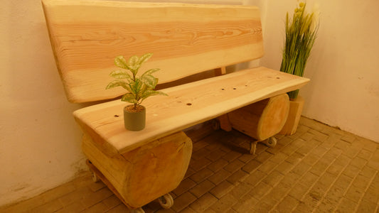 Baumstammbank 187cm (026)