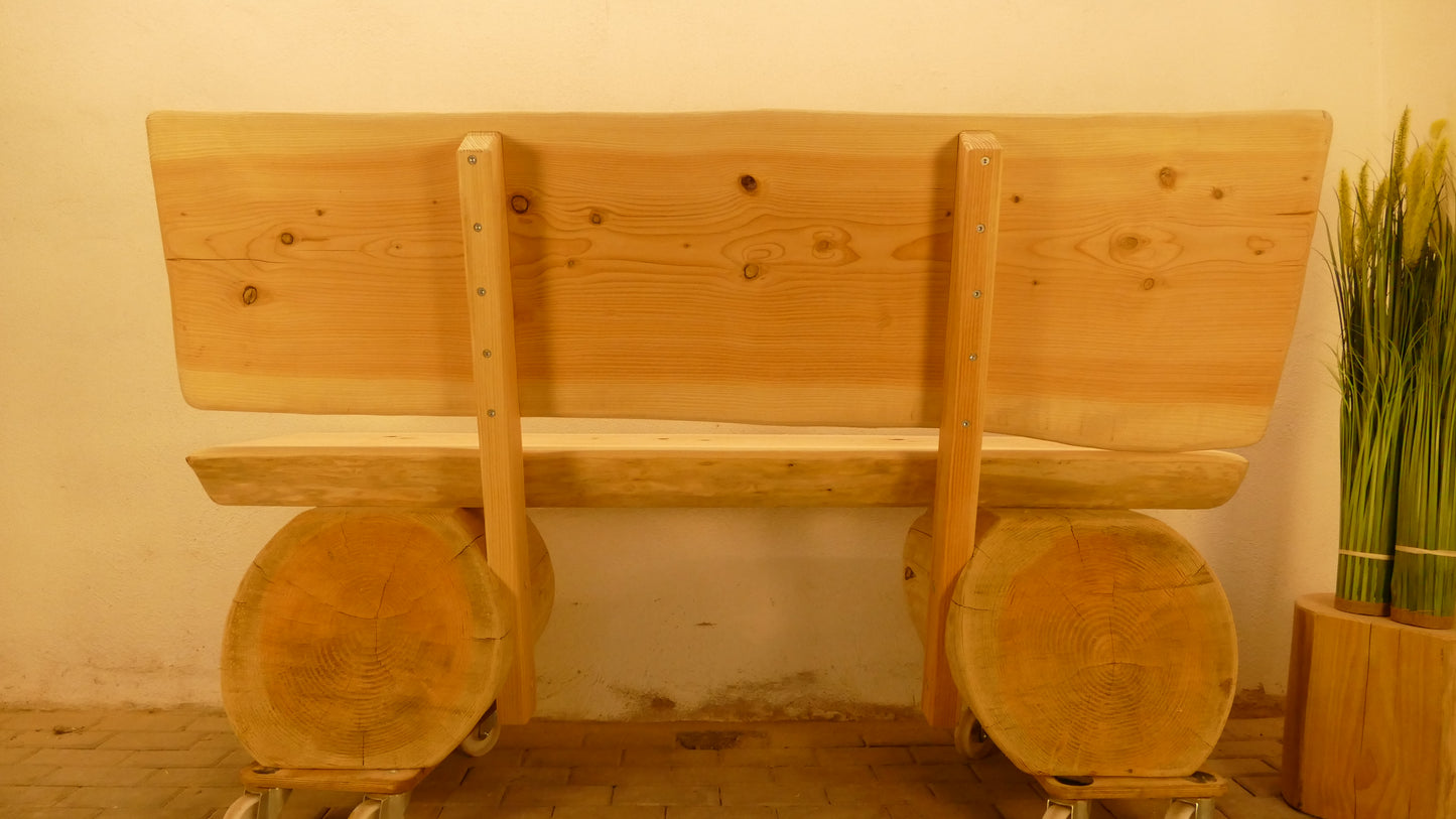 Baumstammbank 187cm (026)
