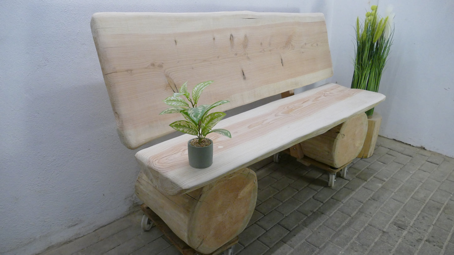 Baumstammbank 187cm (027)