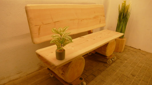 Baumstammbank 177cm (028)