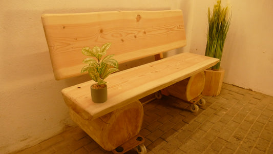 Baumstammbank 177cm (029)