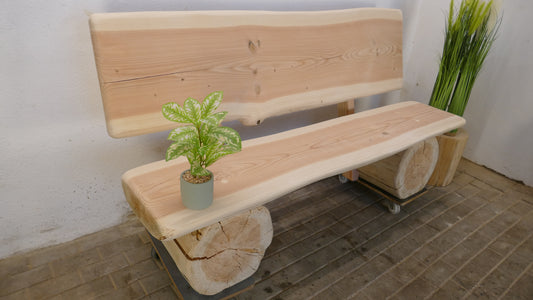 Baumstammbank 183cm (031)