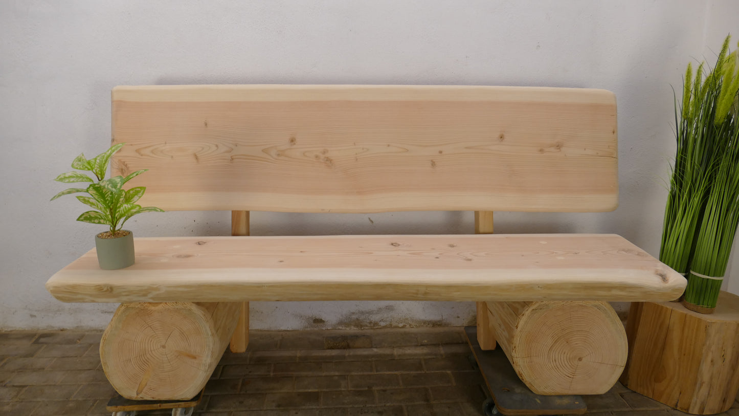 Baumstammbank 189cm (033)