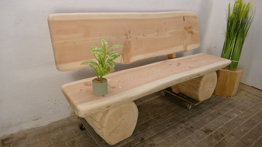 Baumstammbank 183cm (034)