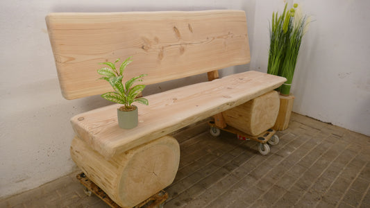 Baumstammbank 180cm (037)