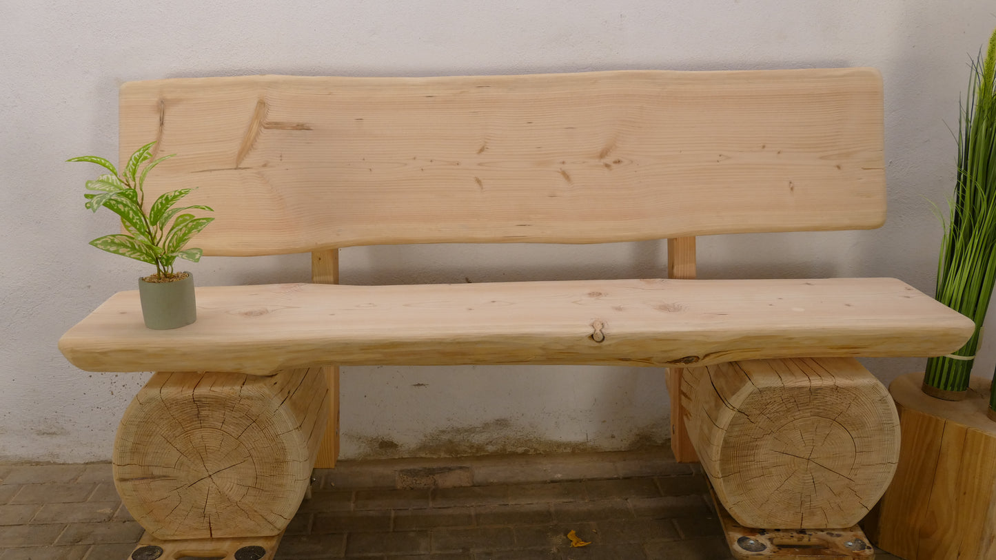 Baumstammbank 183cm (038)