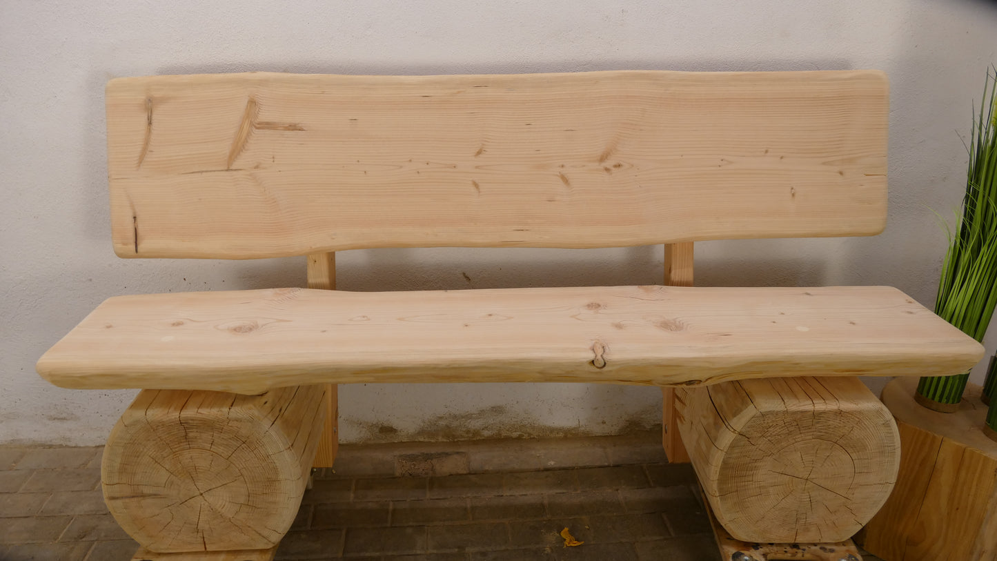 Baumstammbank 183cm (038)