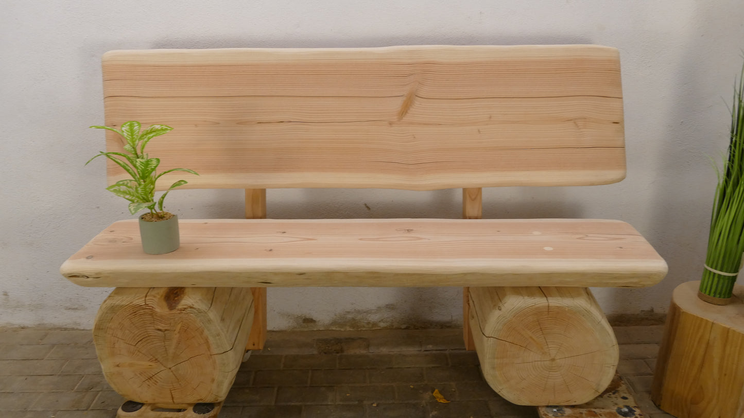 Baumstammbank 165cm (039)