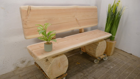 Baumstammbank 165cm (040)