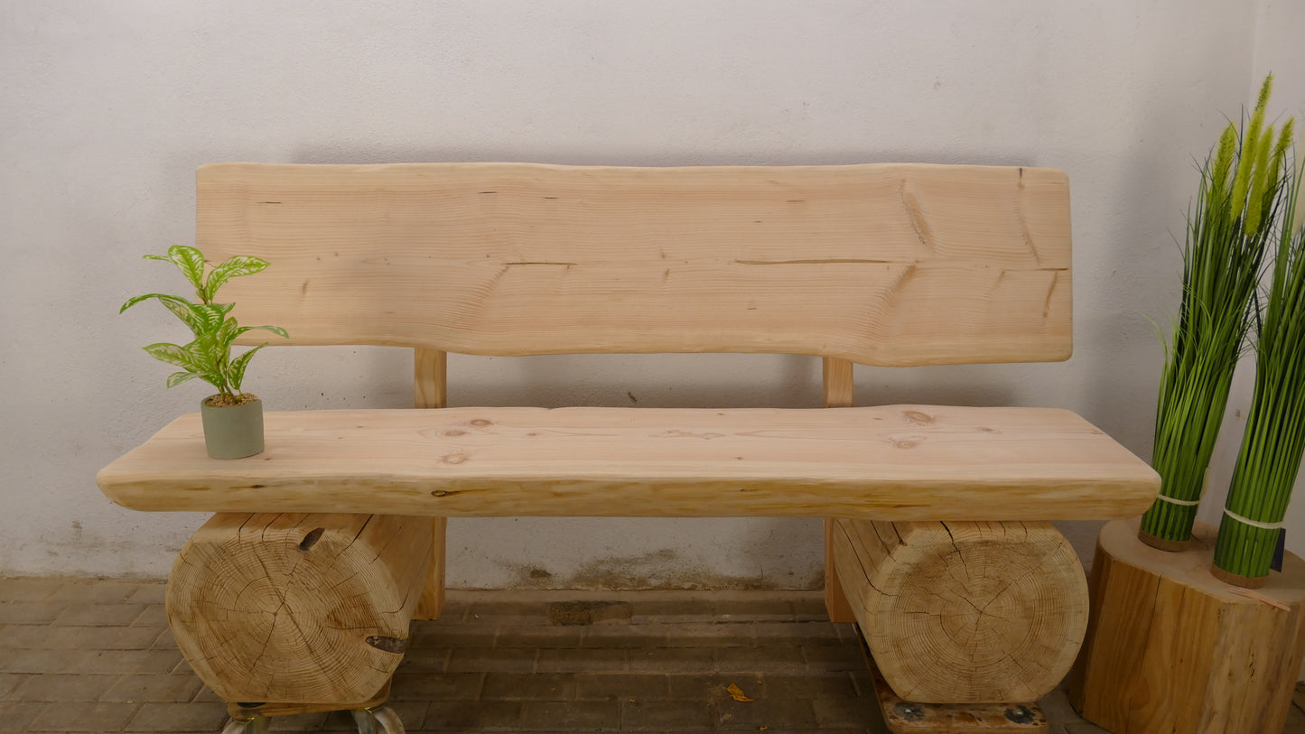 Baumstammbank 182cm (043)