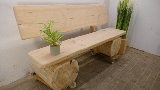 Baumstammbank 182cm (043)