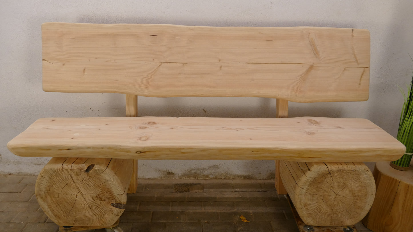 Baumstammbank 182cm (043)