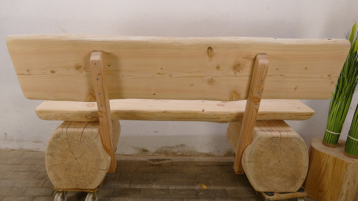 Baumstammbank 182cm (043)