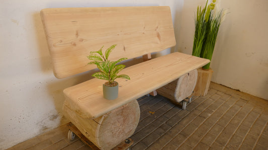Baumstammbank 161cm (041)