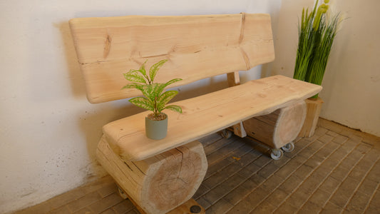 Baumstammbank 168cm (042)