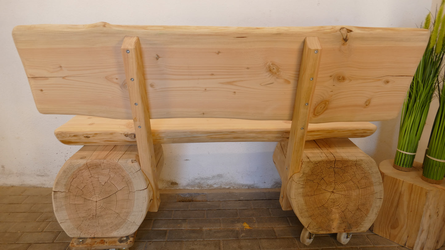 Baumstammbank 168cm (042)