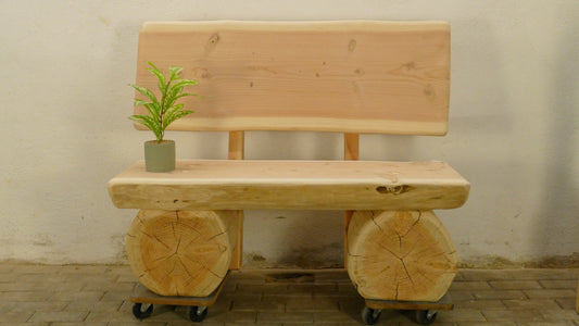 Baumstammbank 115cm (010)