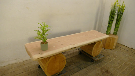 Baumstammbank 160cm (100)