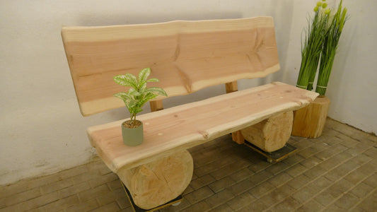 Baumstammbank 165cm (013)