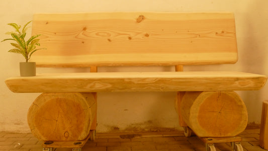 Baumstammbank 177cm (029)