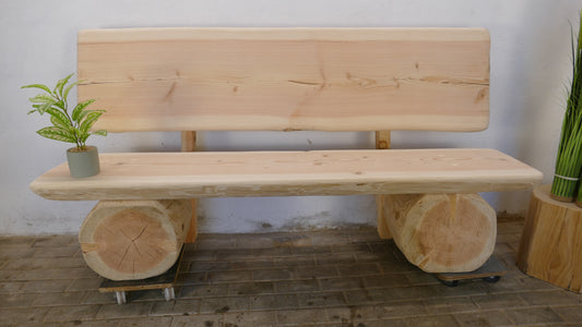 Baumstammbank 188cm (030)