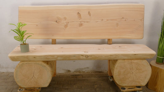 Baumstammbank 180cm (037)