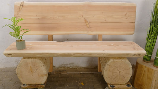Baumstammbank 165cm (040)