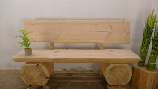 Baumstammbank 182cm (043)