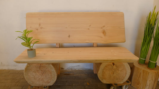 Baumstammbank 161cm (041)